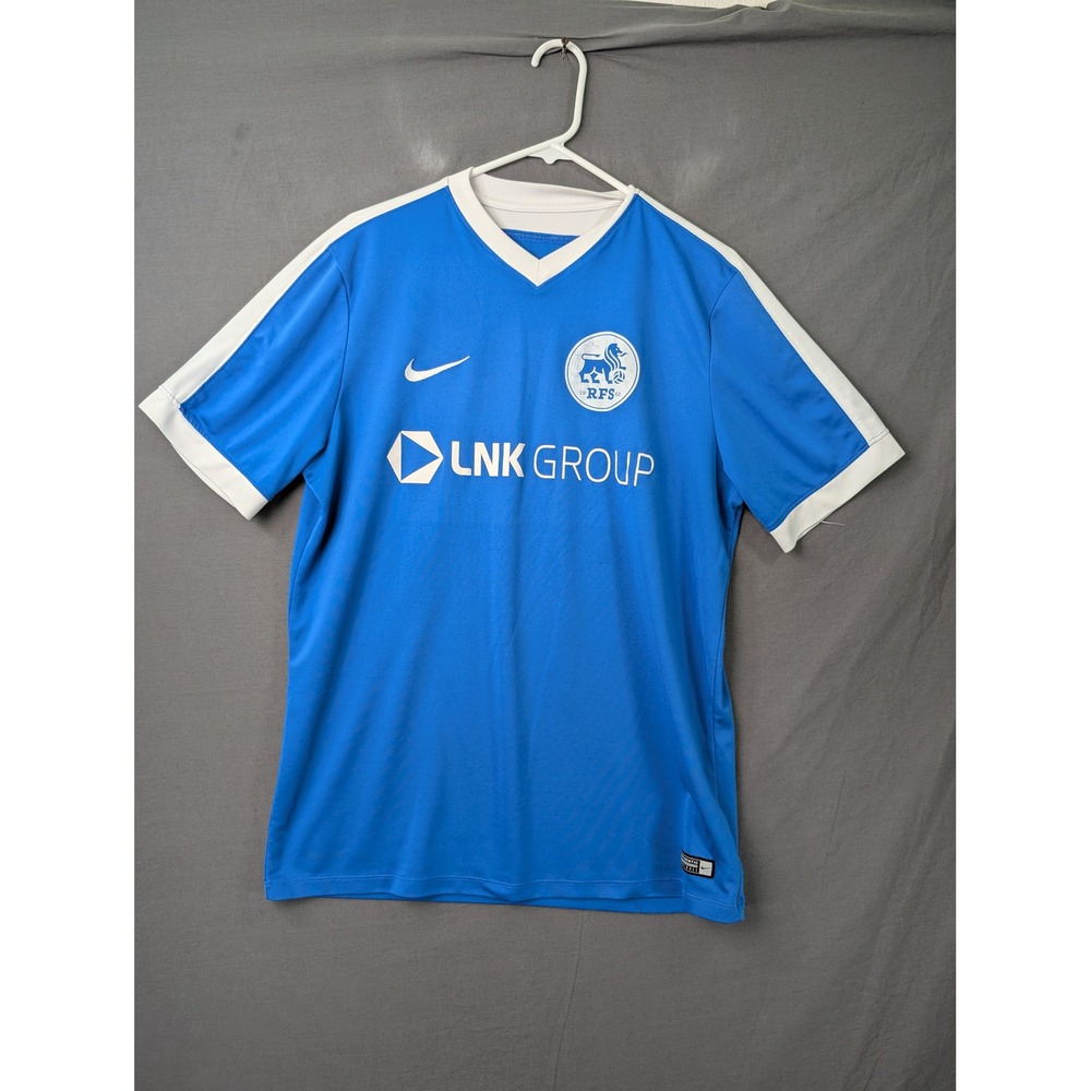 Nike RFS LNK Group Soccer Jersey Blue White Mens XL 725892-463